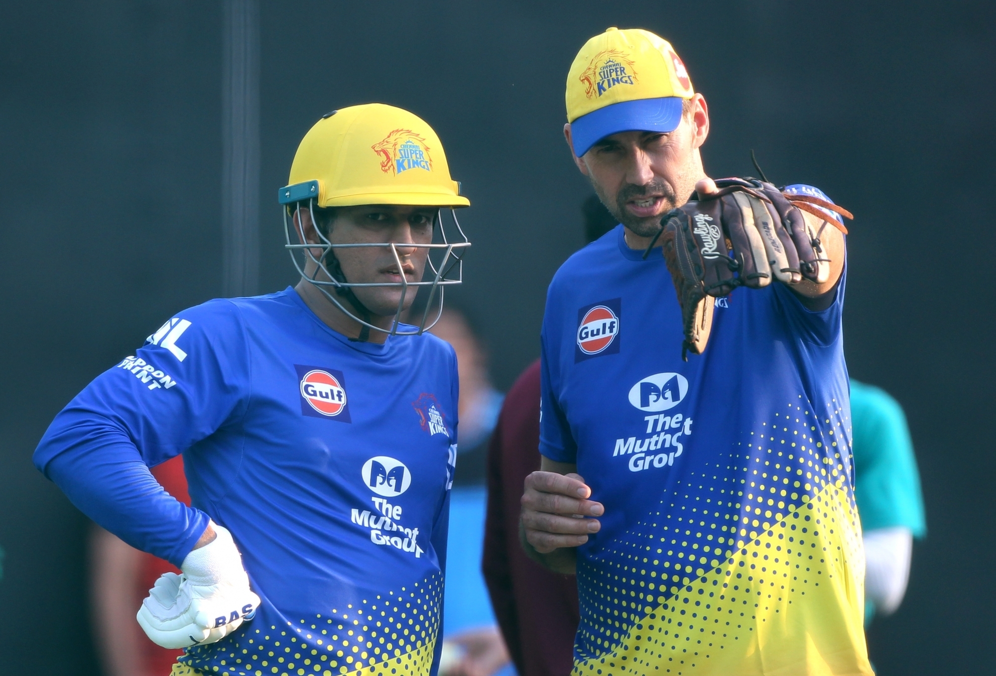 MS Dhoni and Stephen Fleming | IANS 
