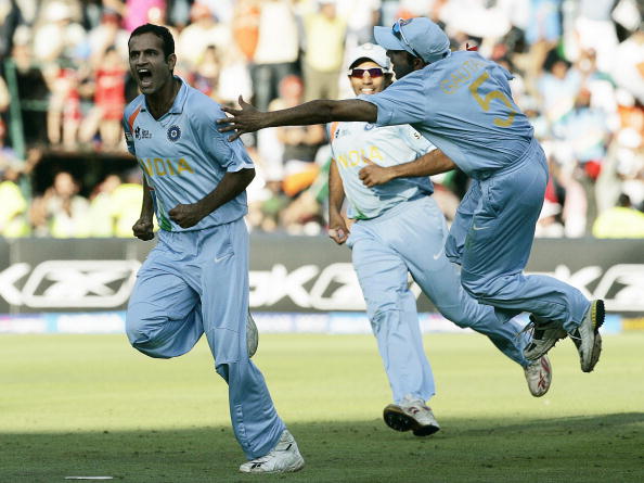 Irfan Pathan sent back Afridi for a duck and picked 3 wickets in a Man of the final performance | Getty