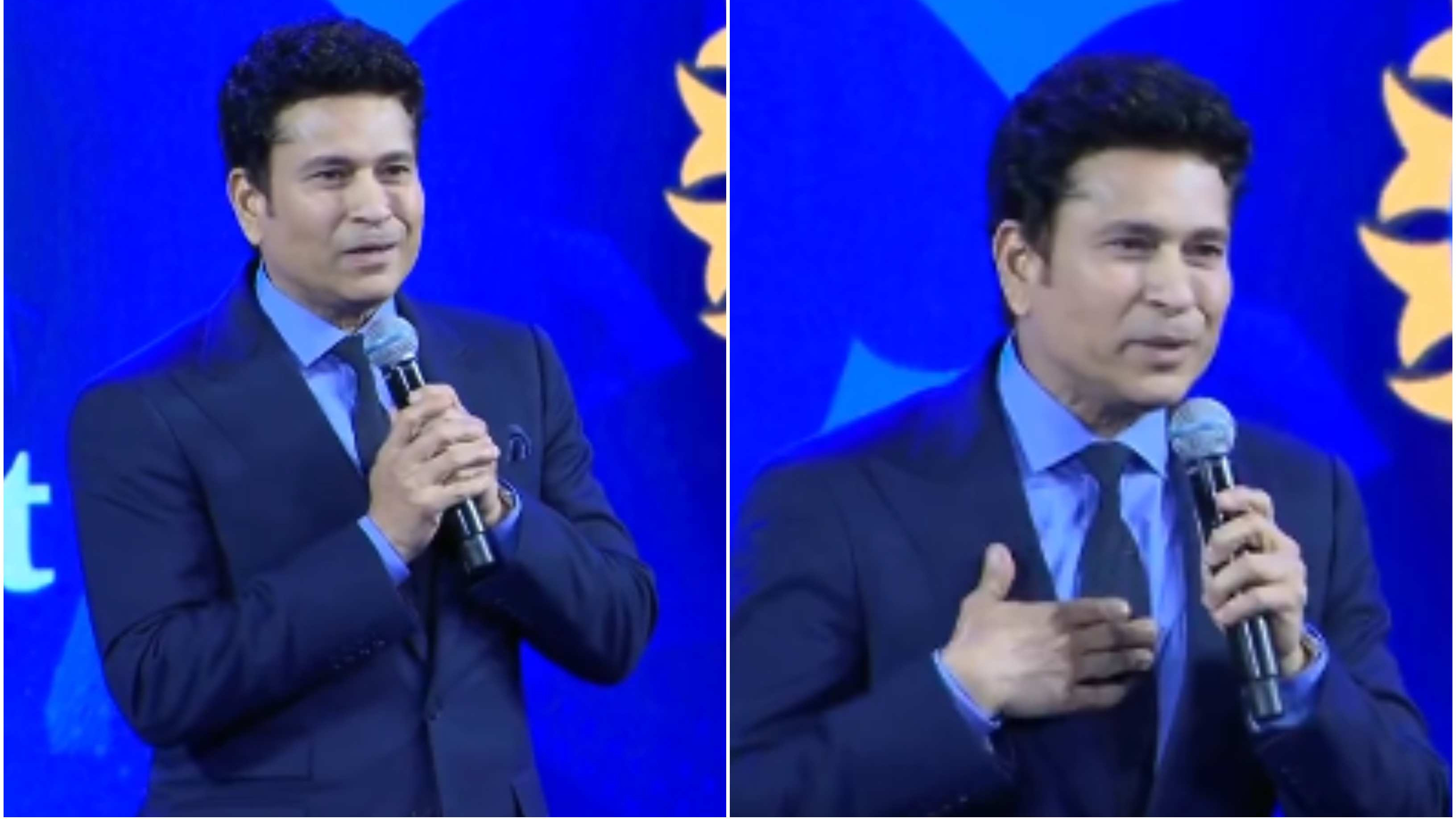 WATCH: “Don't let them disrupt your career,” Sachin Tendulkar offers valuable advice to young players at BCCI Naman Awards