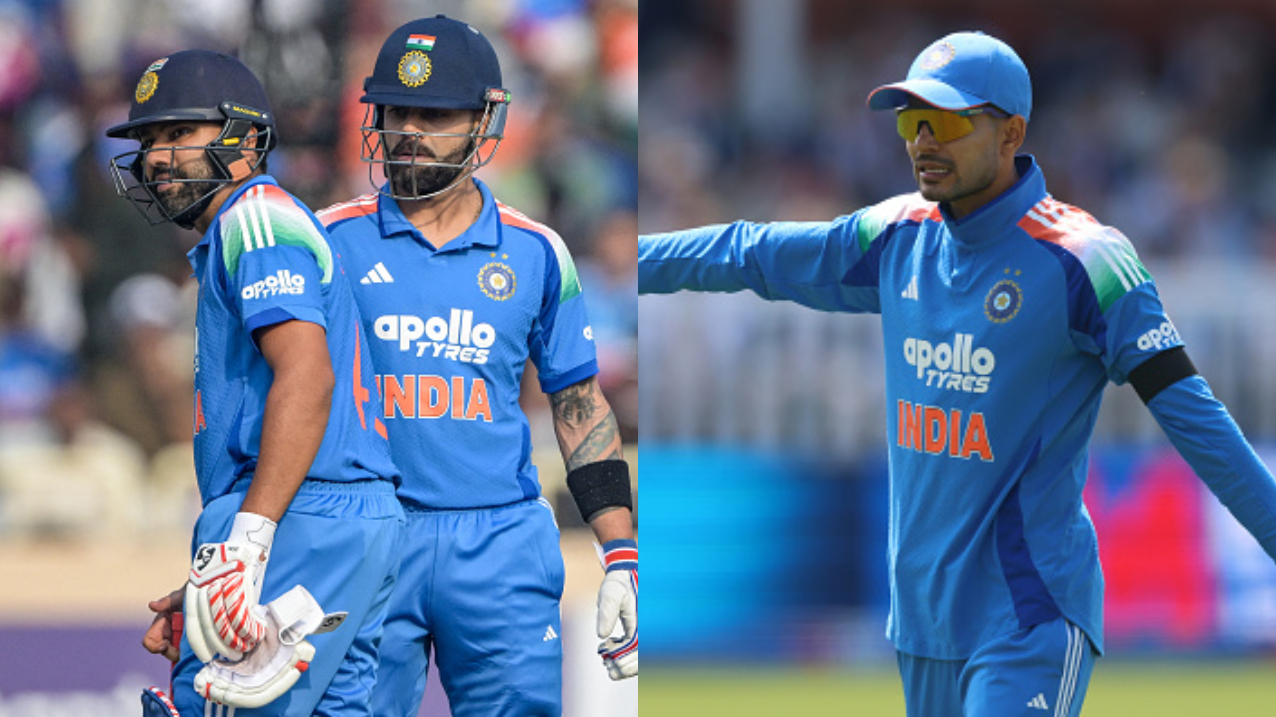 Rohit Sharma, Virat Kohli and Shubman Gill | Getty