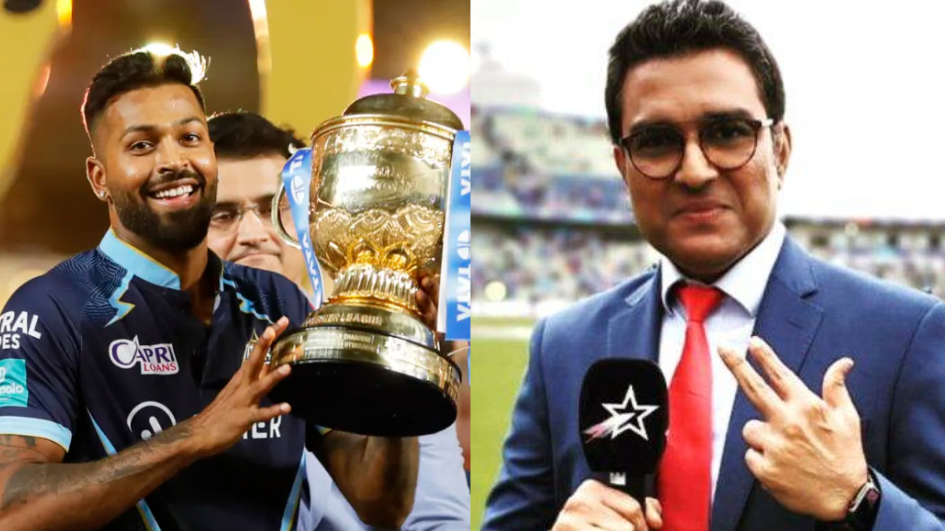 IPL 2022: “This guy was genuinely relaxed”- Sanjay Manjrekar lauds Hardik Pandya as GT captain after title win