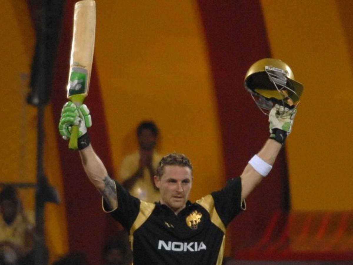Brendon McCullum lit the first match of IPL 2008 on fire with his 158*