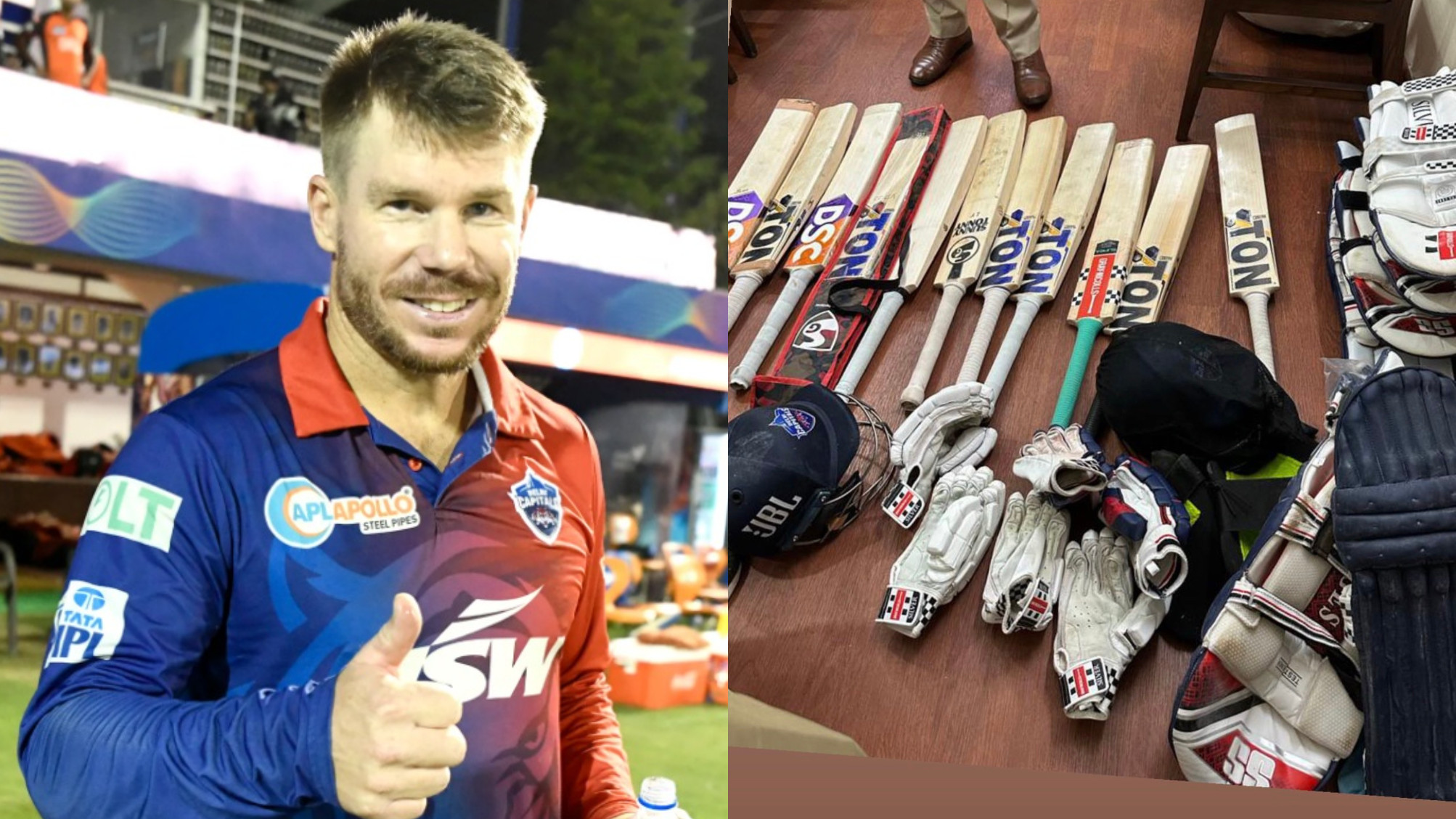 IPL 2023: “Few missing...”- David Warner reveals police recover stolen bats and kit after nabbing the culprits