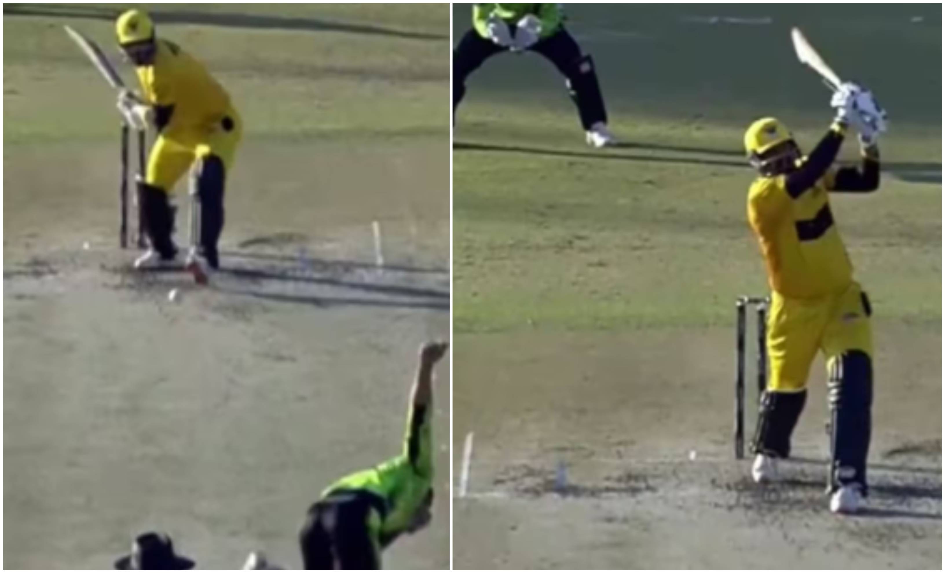 Yusuf Pathan demolished Mohammad Amir during a T10 League match | Screengrab