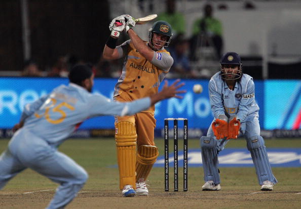MS Dhoni and Harbhajan during 2007 T20 World Cup | Getty