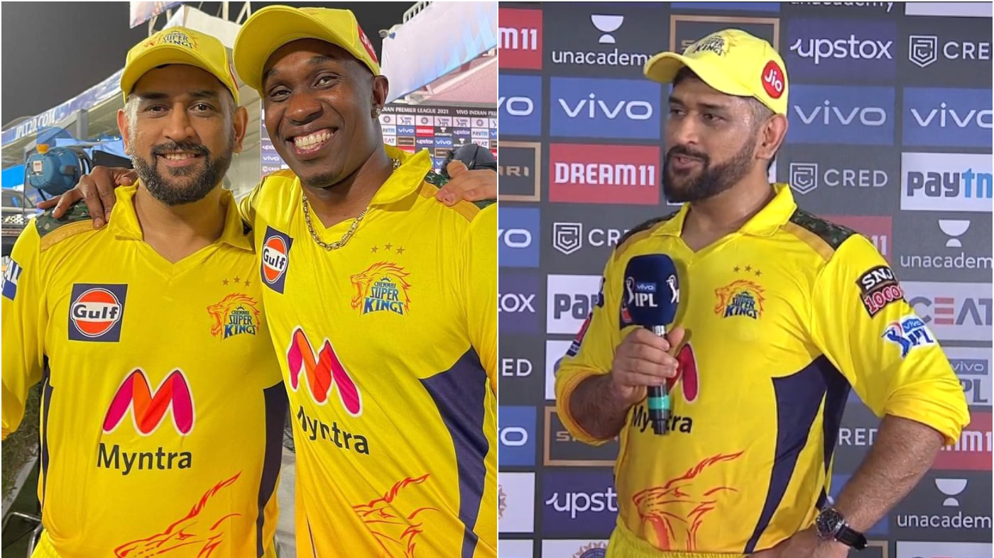 IPL 2021: WATCH - MS Dhoni reveals he calls Dwayne Bravo his brother and they fight over bowling plans