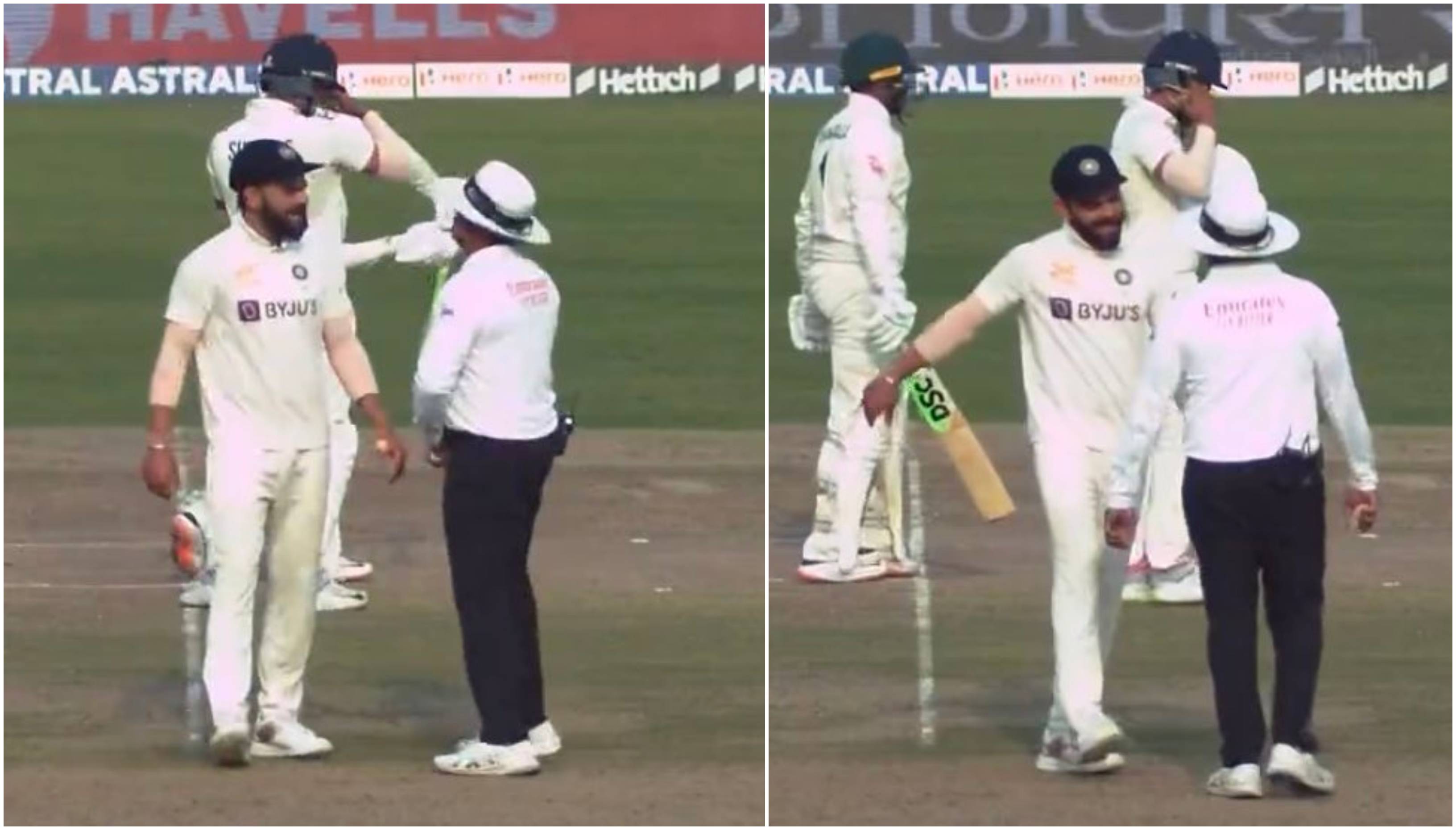 Virat Kohli was controversially given out LBW | Twitter