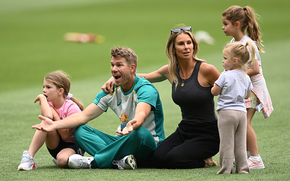 David Warner with his family | Getty