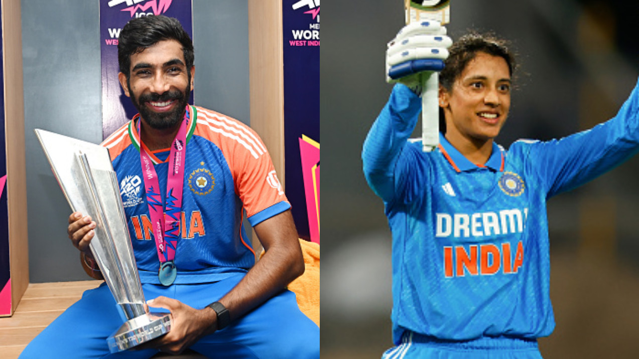 Jasprit Bumrah and Smriti Mandhana named Wisden’s Leading Cricketers in the World for 2024