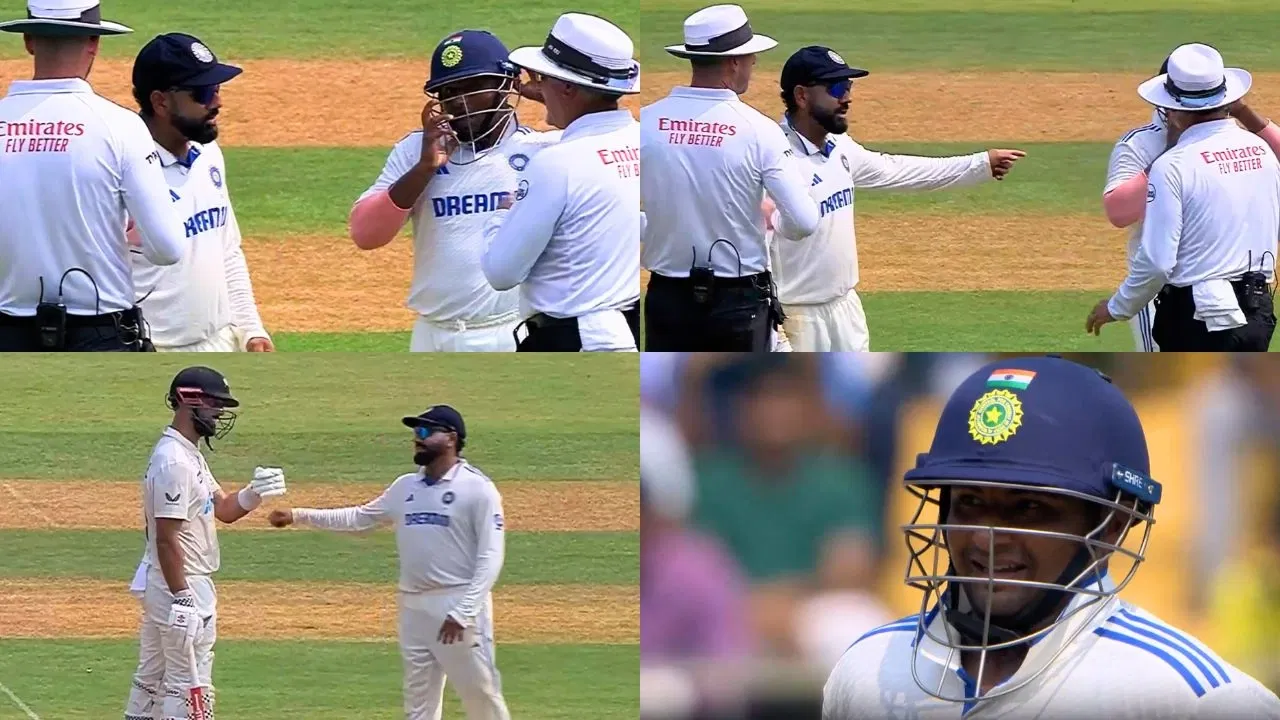 IND v NZ 2024: WATCH- Rohit Sharma gets involved as umpires caution Sarfaraz Khan for relentlessly sledging Daryl Mitchell