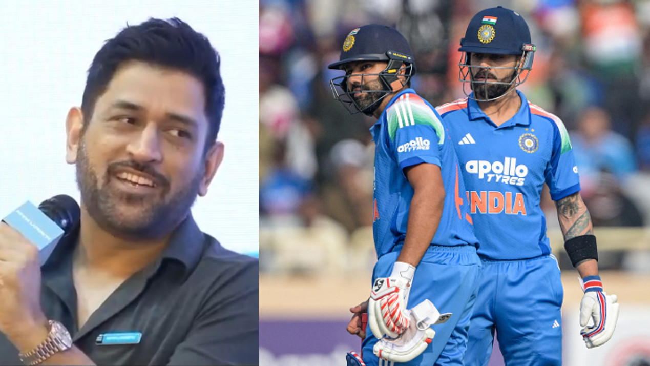 “Age is not a criteria, performance and fitness are”- MS Dhoni on Rohit Sharma and Virat Kohli’s chances of playing 2027 World Cup
