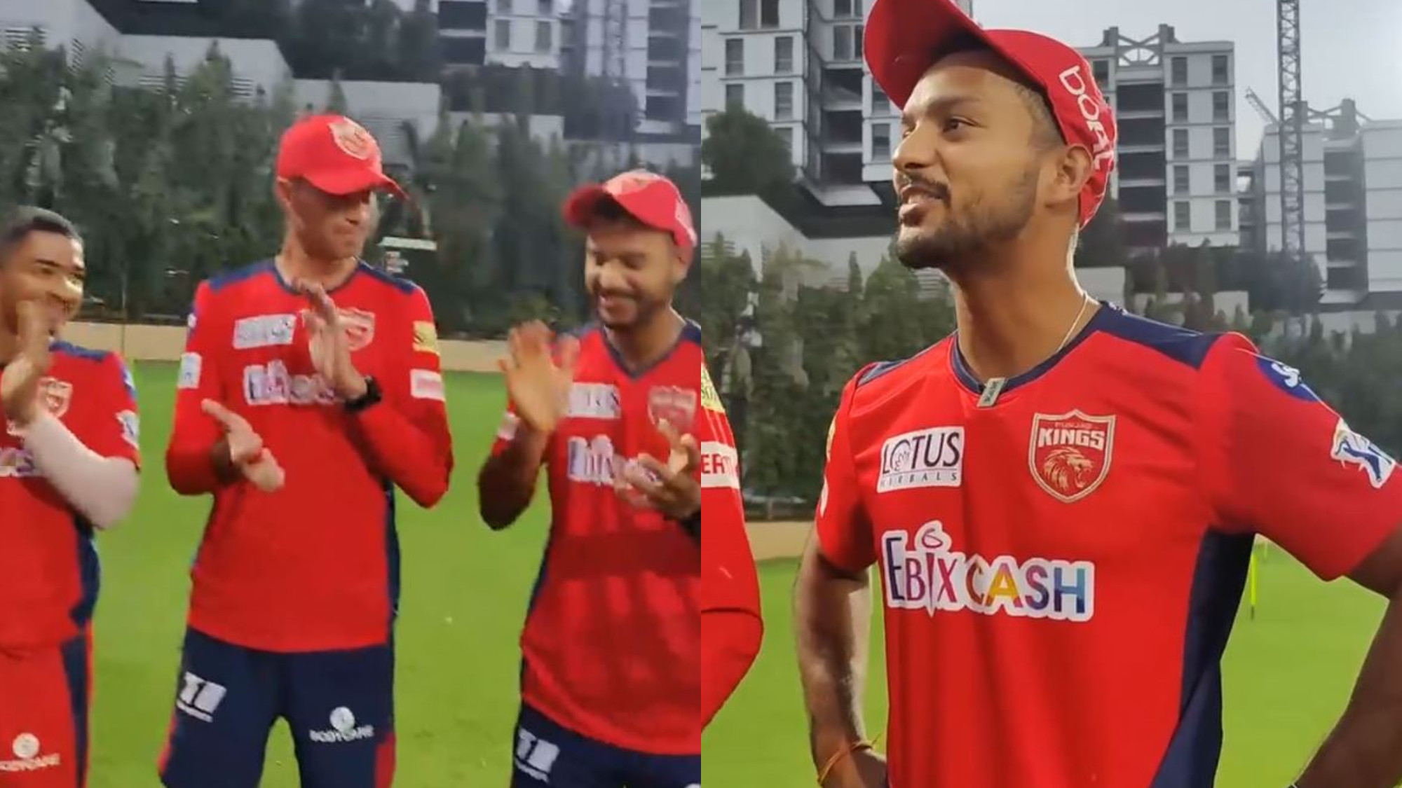IPL 2022: WATCH- Punjab Kings welcome captain Mayank Agarwal with thunderous applause