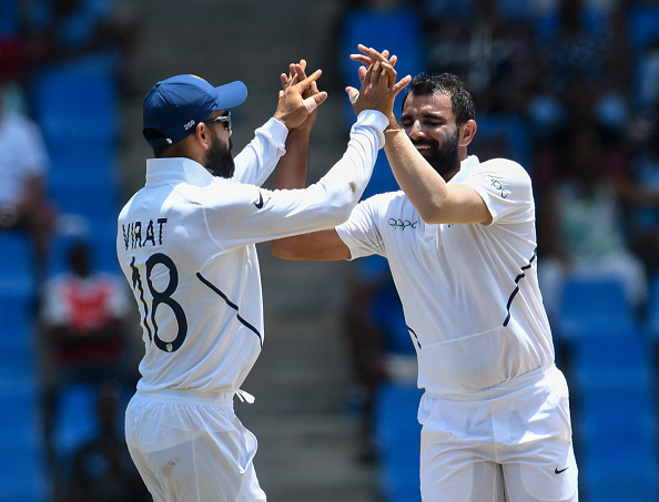 Virat Kohli and Mohammad Shami | Getty