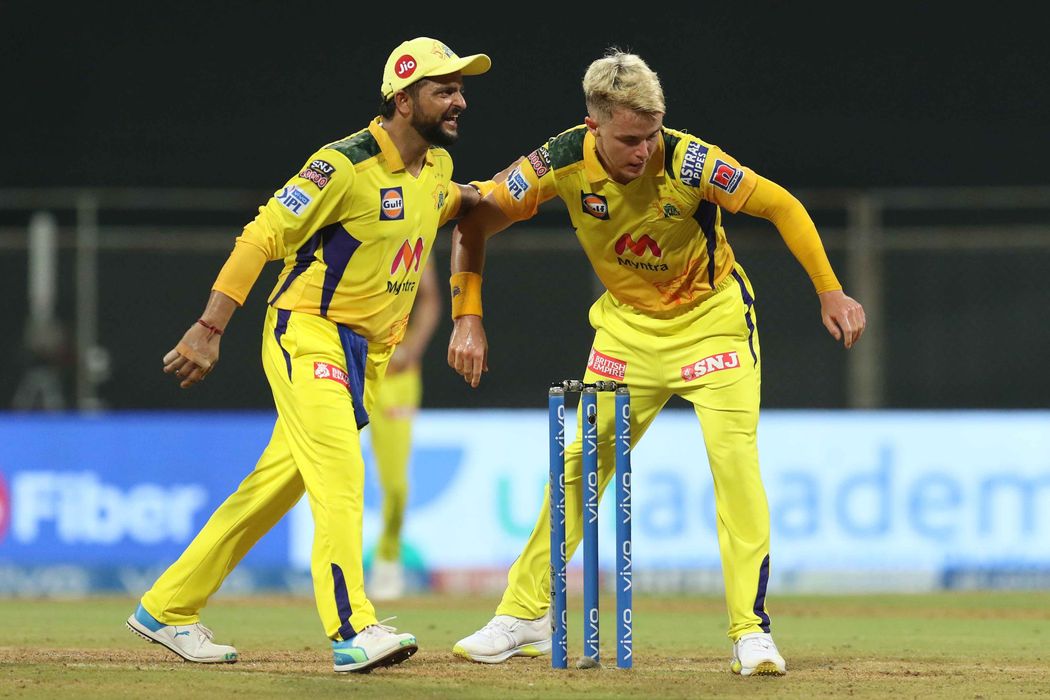 Suresh Raina and Sam Curran | BCCI/IPL