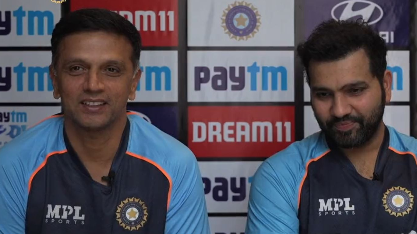IND v NZ 2021: WATCH- Rohit Sharma and Rahul Dravid reminisce about their first meeting in 2007