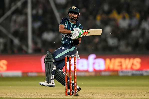 Babar Azam made 87* in 59 balls as Pakistan made 169/6 in 6th T20Is | Getty