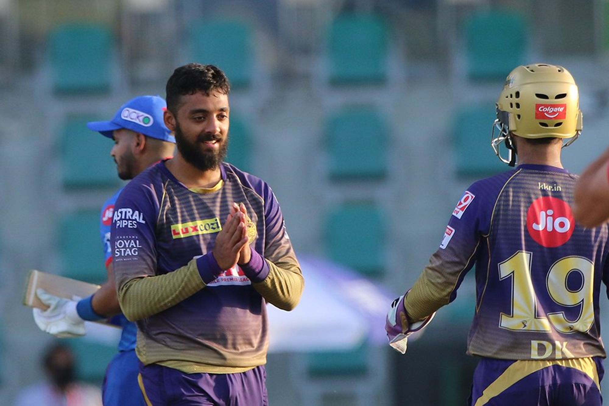 Varun Chakravarthy took a 5 wickets haul against DC in Abu Dhabi. (Photo - BCCI / IPL) 