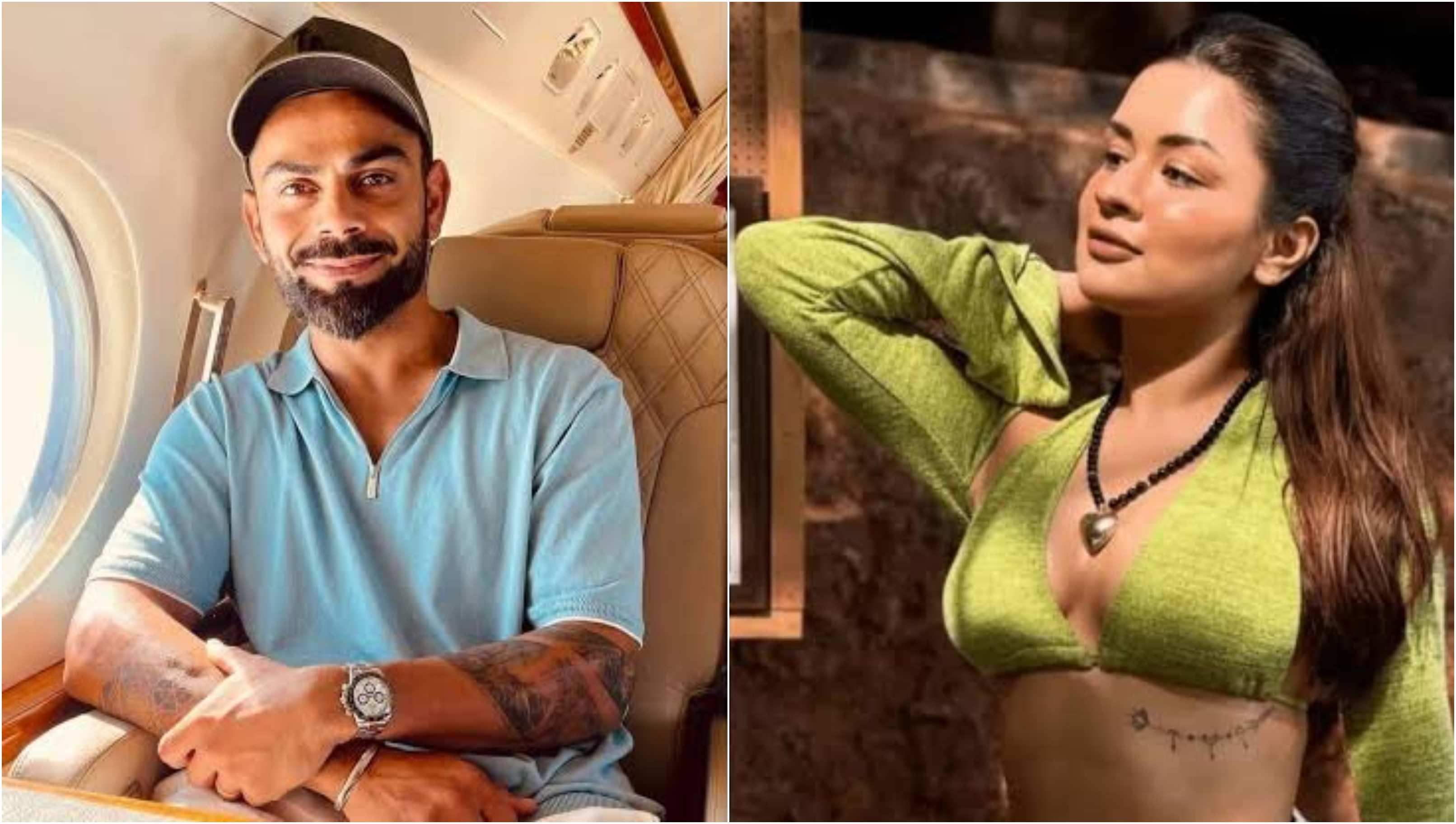 Virat Kohli and Avneet Kaur | X