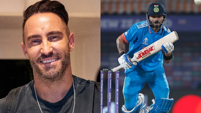 CWC 2023: Faf du Plessis hails Virat Kohli as the best chaser in cricket history