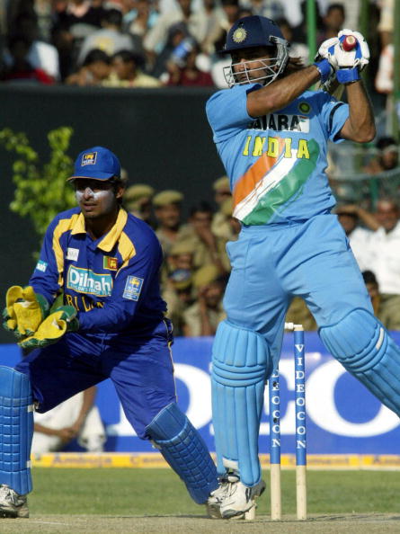 MS Dhoni bludgeoned 183* against Sri Lanka in Jaipur as India chased down 299 | Getty 