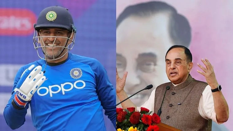 Subramanian Swamy urged MS Dhoni to join politics