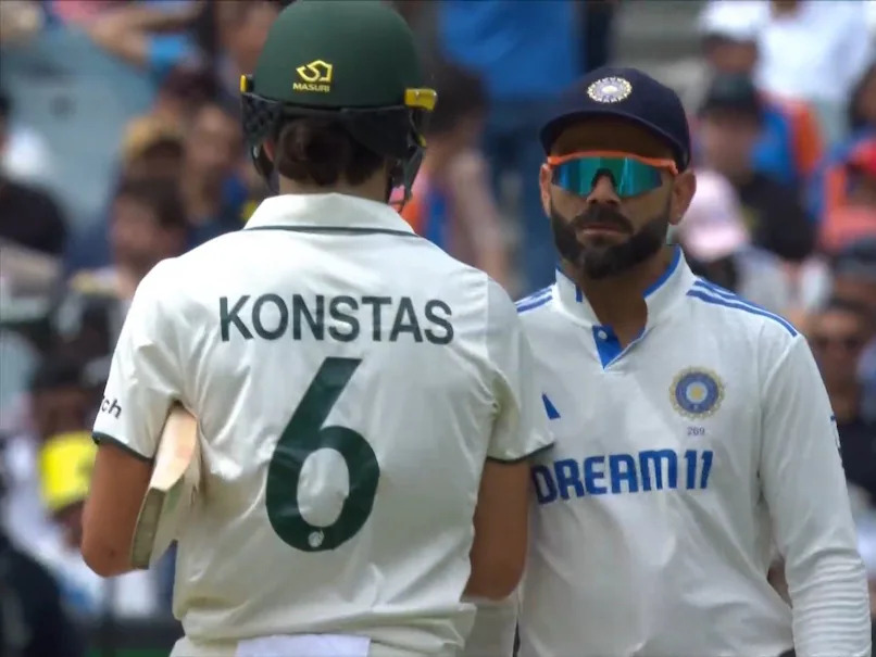 Sam Konstas and Virat Kohli had an ugly altercation during the MCG Test | X