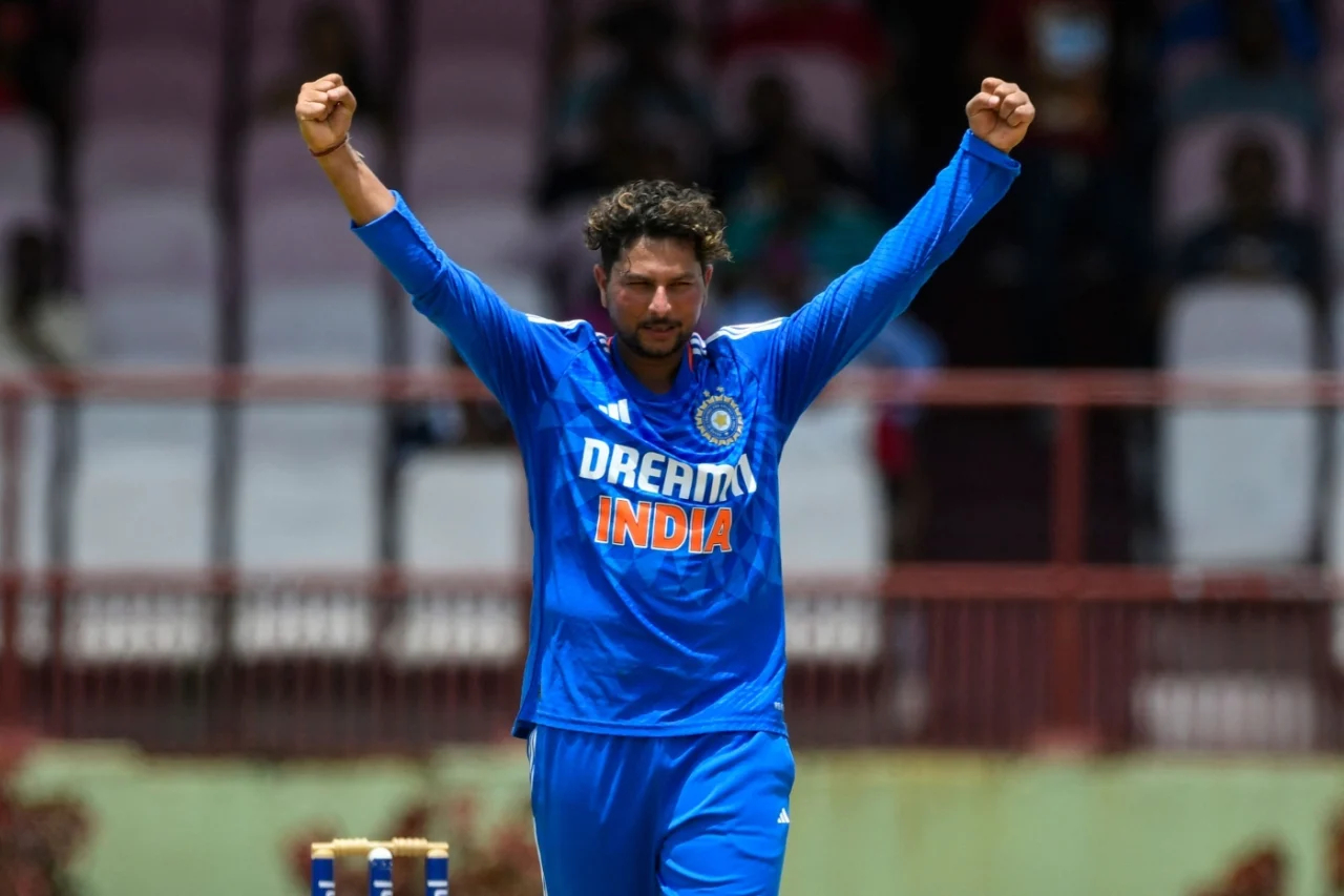 Kuldeep Yadav became the fastest Indian bowler to 50 T20I wickets | Getty