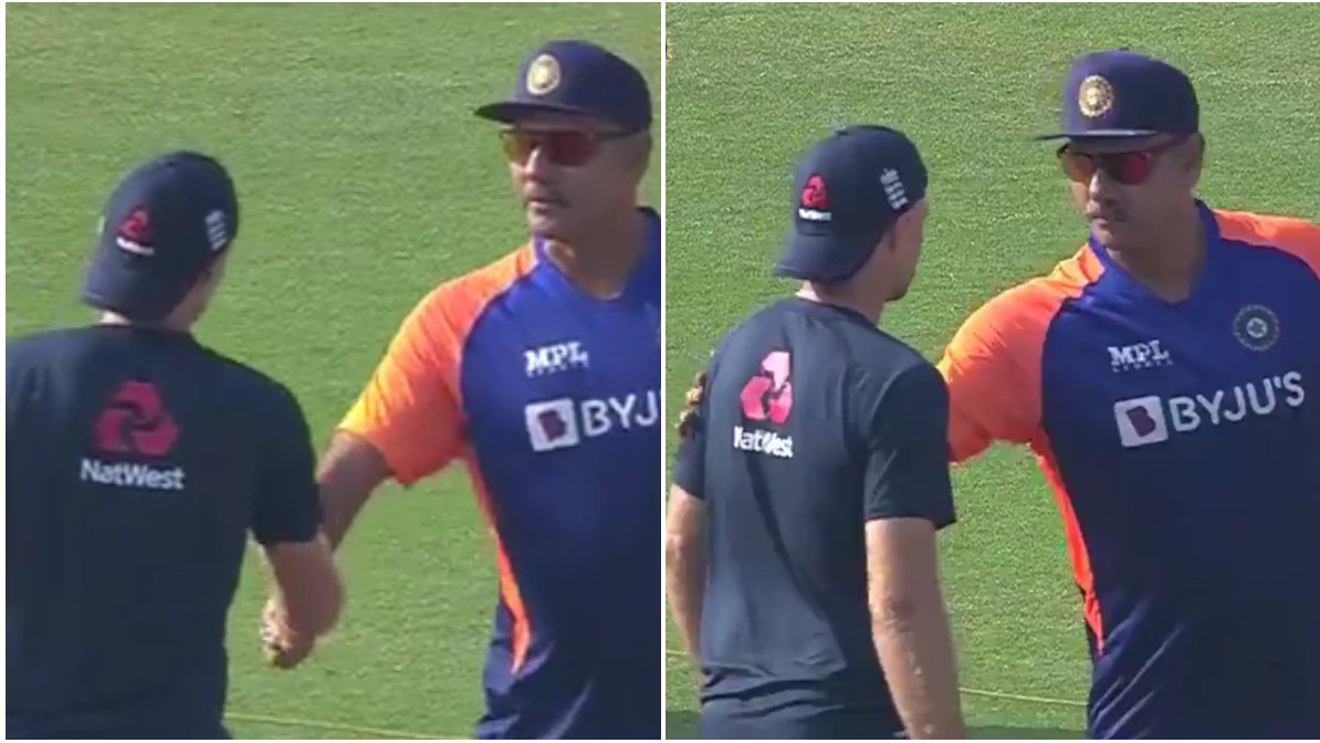IND v ENG 2021: WATCH - Ravi Shastri congratulates Joe Root for his double ton 