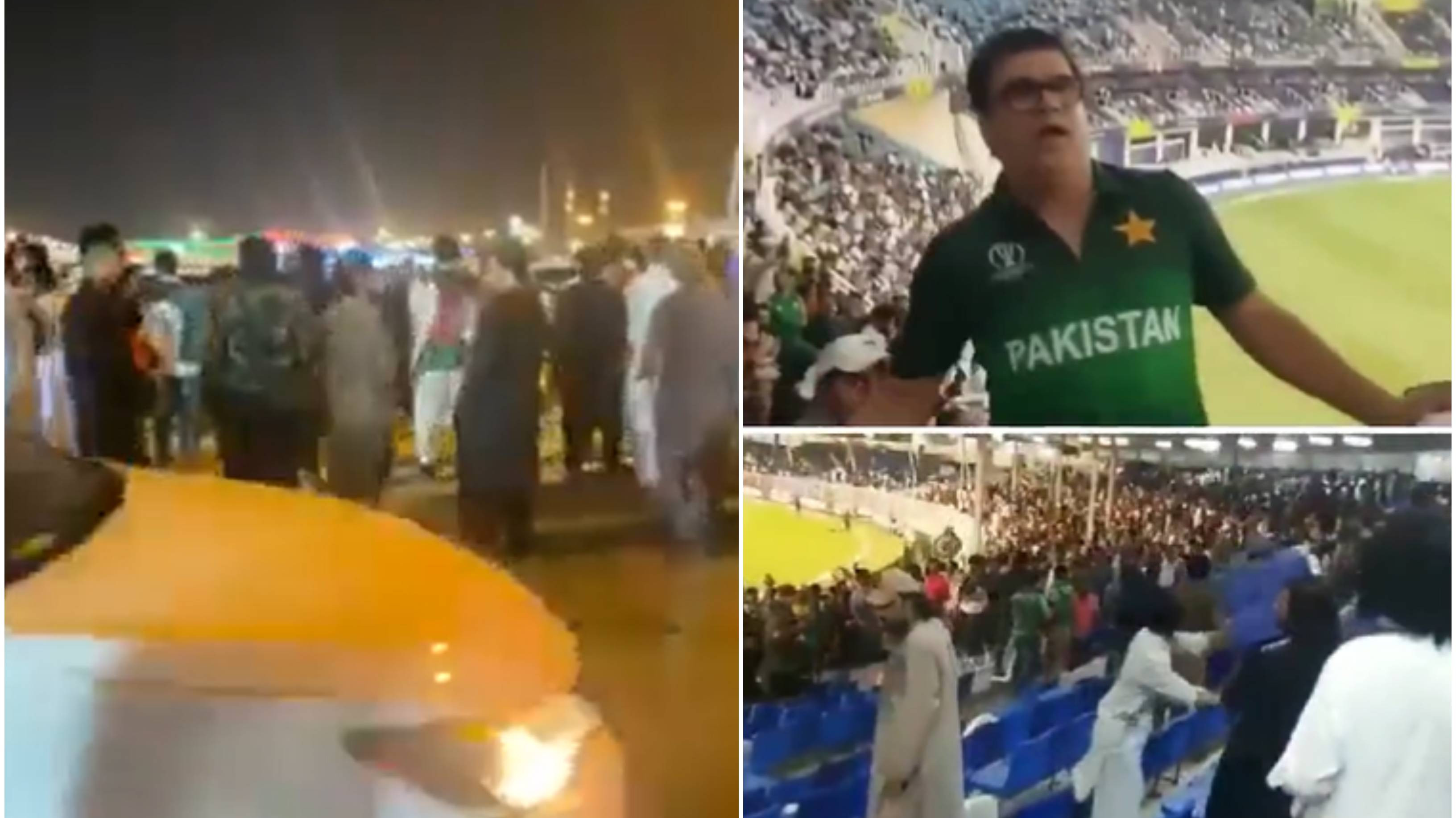 Asia Cup 2022: WATCH – Afghanistan fans attack Pakistani supporters outside the stadium after latter provoke the former