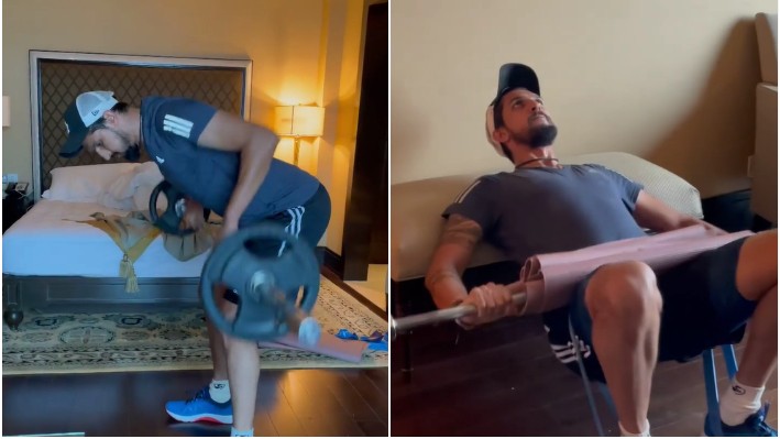 IND v ENG 2021: WATCH - Ishant Sharma works out in his hotel room on first day of quarantine