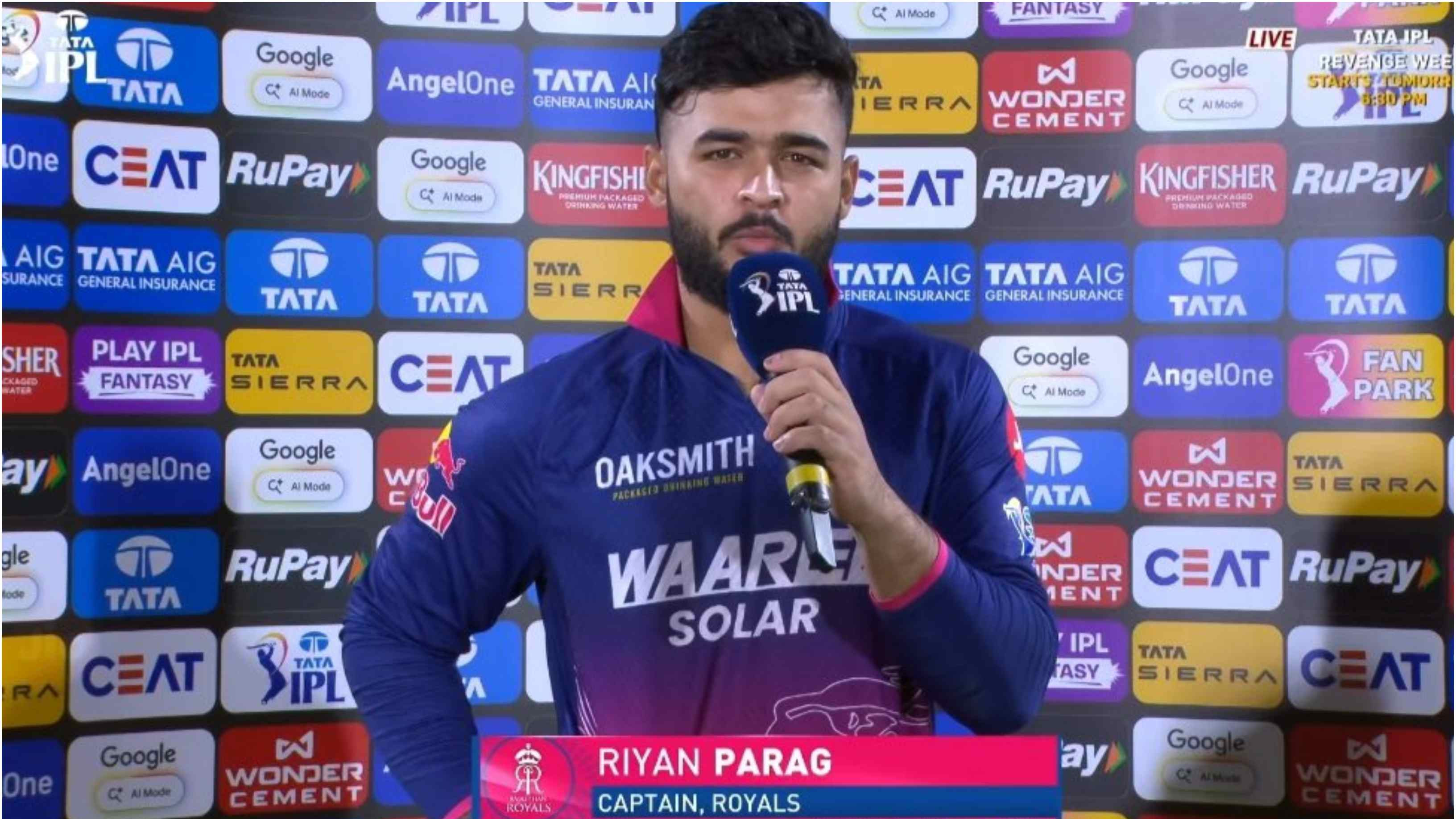 IPL 2026: “Don't think I need to answer critics,” RR skipper Riyan Parag declares after returning to form with 90-run knock vs DC