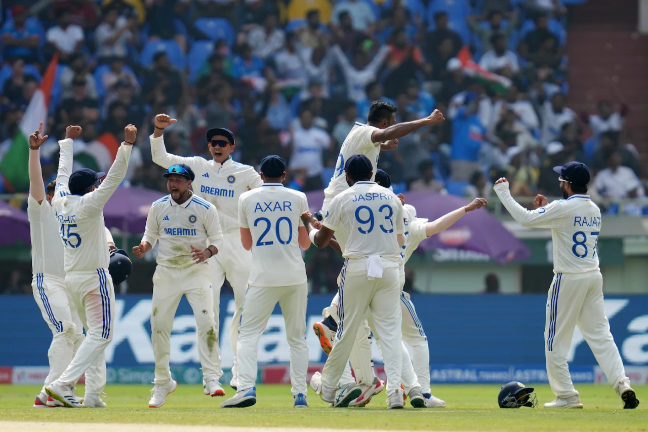 India leveled the 5-Test series 1-1 with a win in Vizag | BCCI/Getty