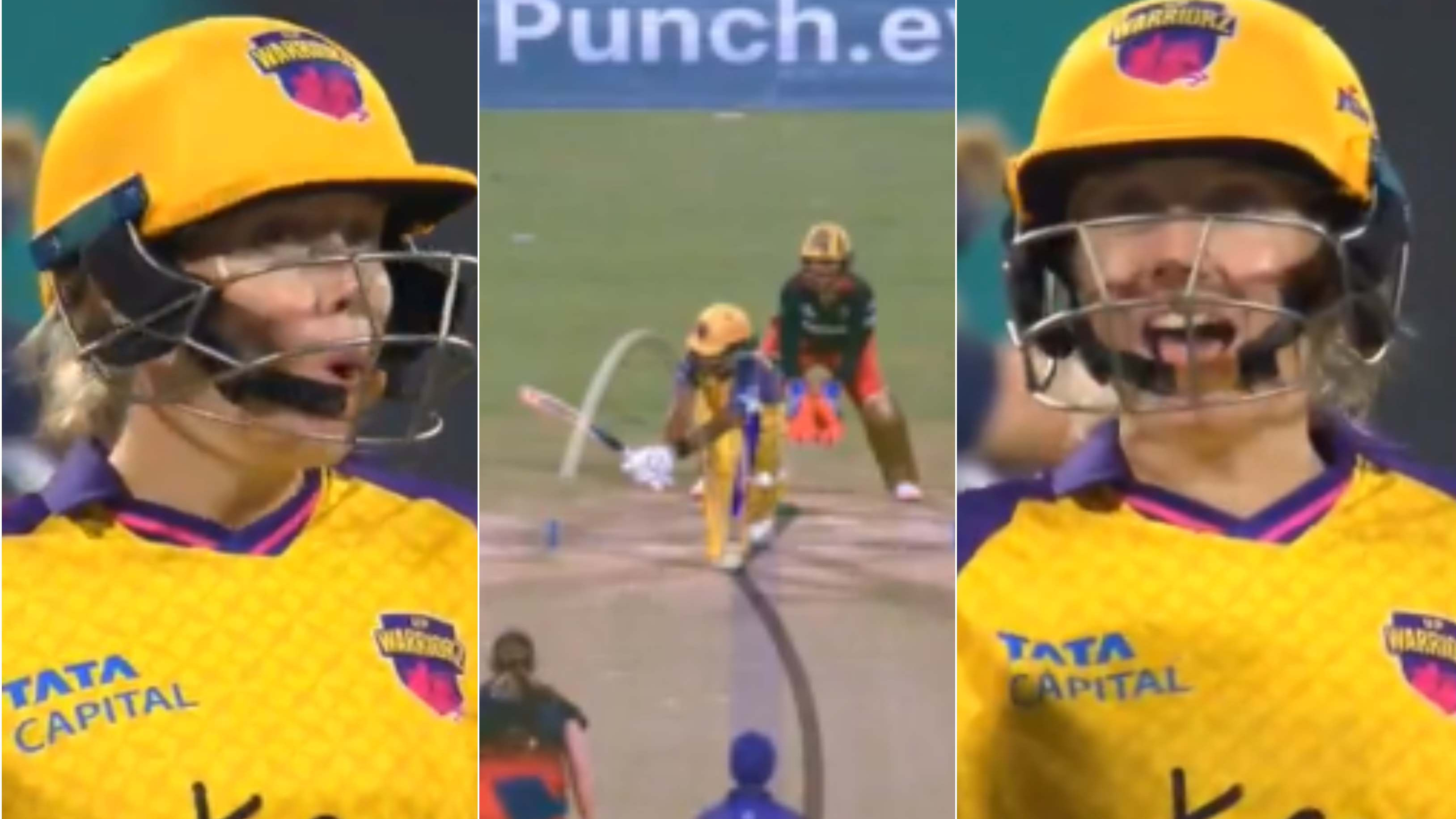 WPL 2024: WATCH – Alyssa Healy in disbelief after Athapaththu’s controversial LBW out; skips presentation ceremony in anger