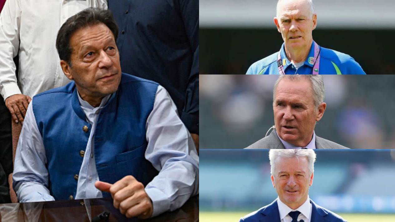 Seven Australian captains, including Allan Border and Steve Waugh, urge their foreign minister to raise concerns about Imran Khan