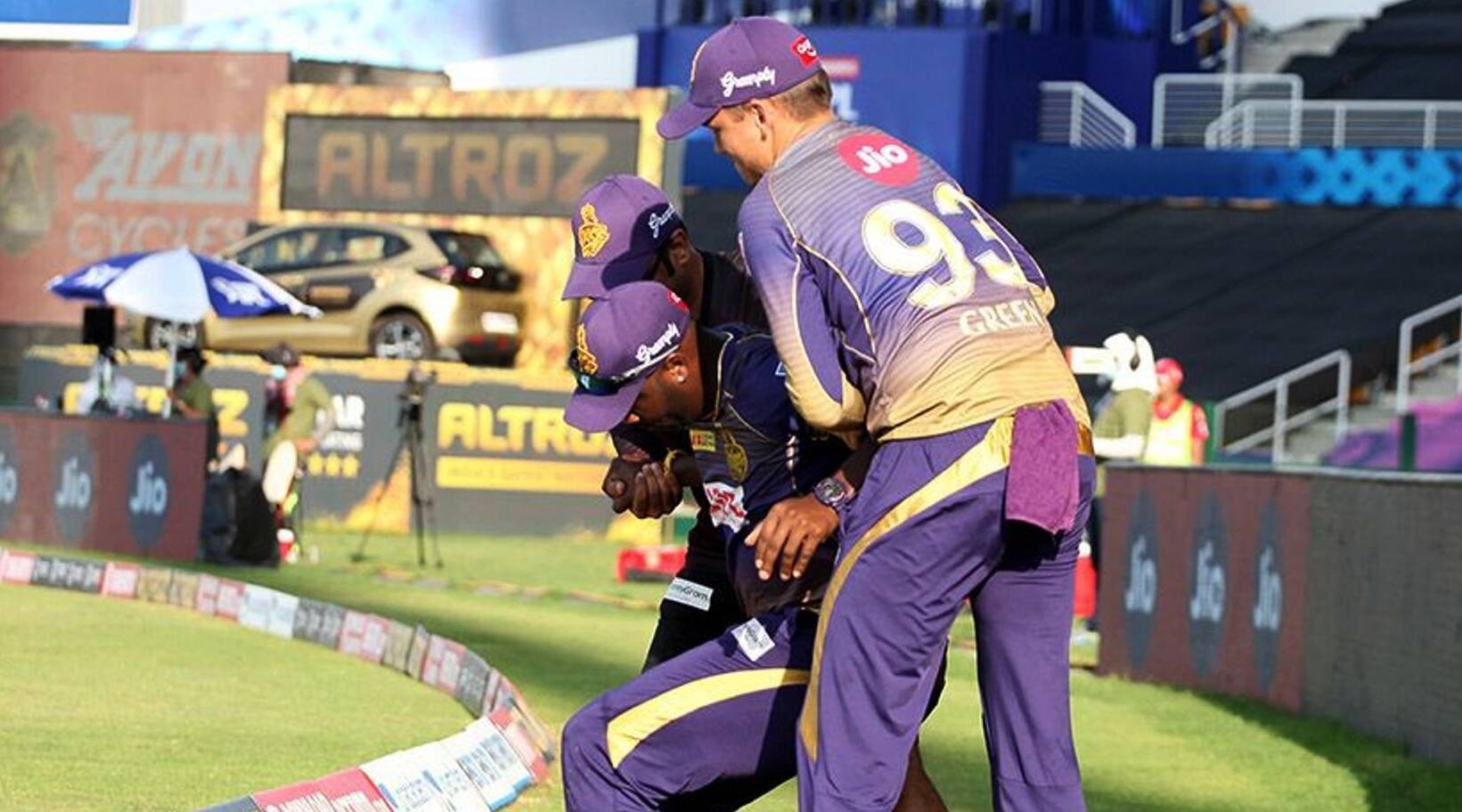 Russell's injury will be a big headache for KKR | Twitter