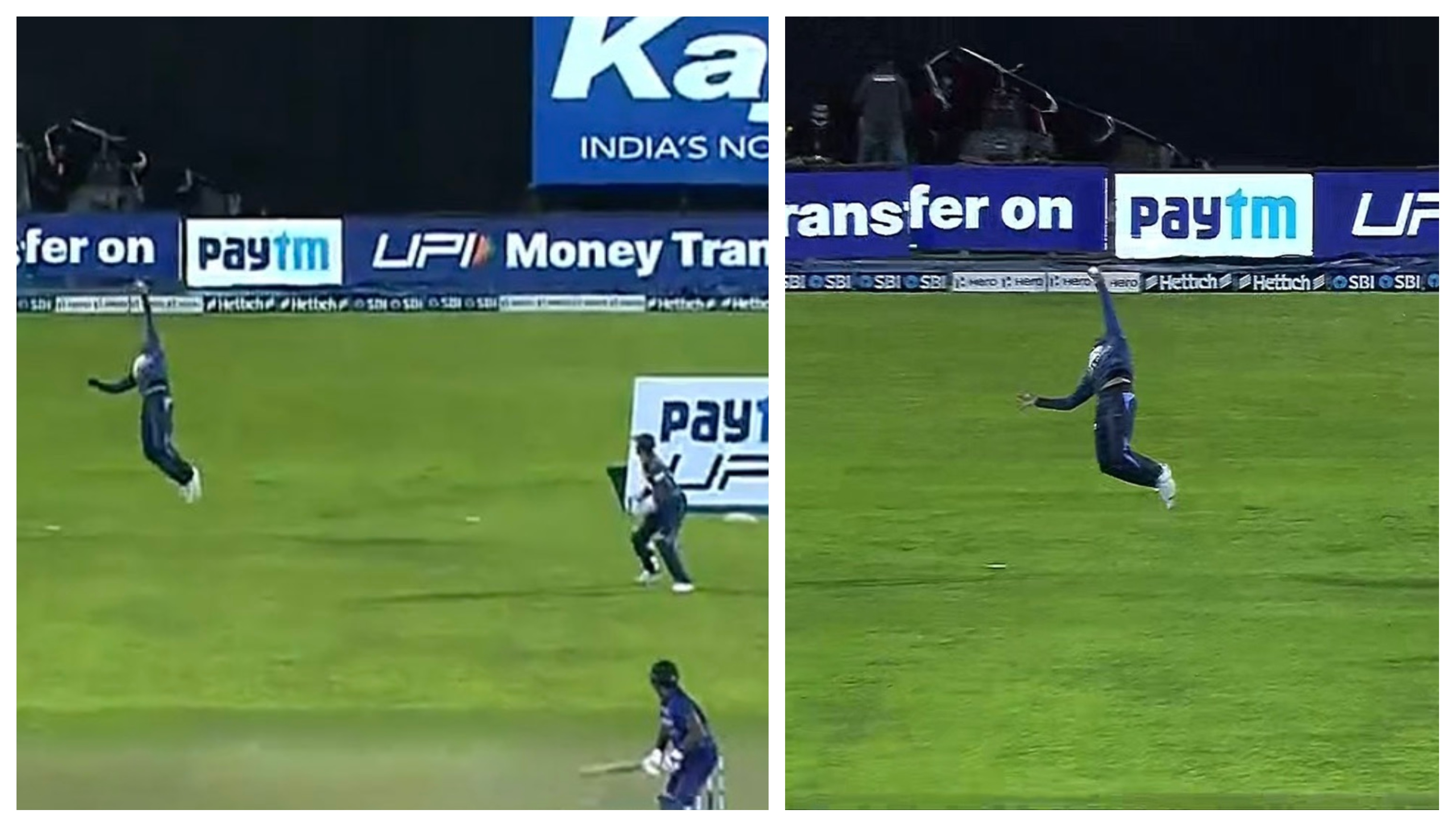 Binura Fernando's outstanding catch | Screengrab