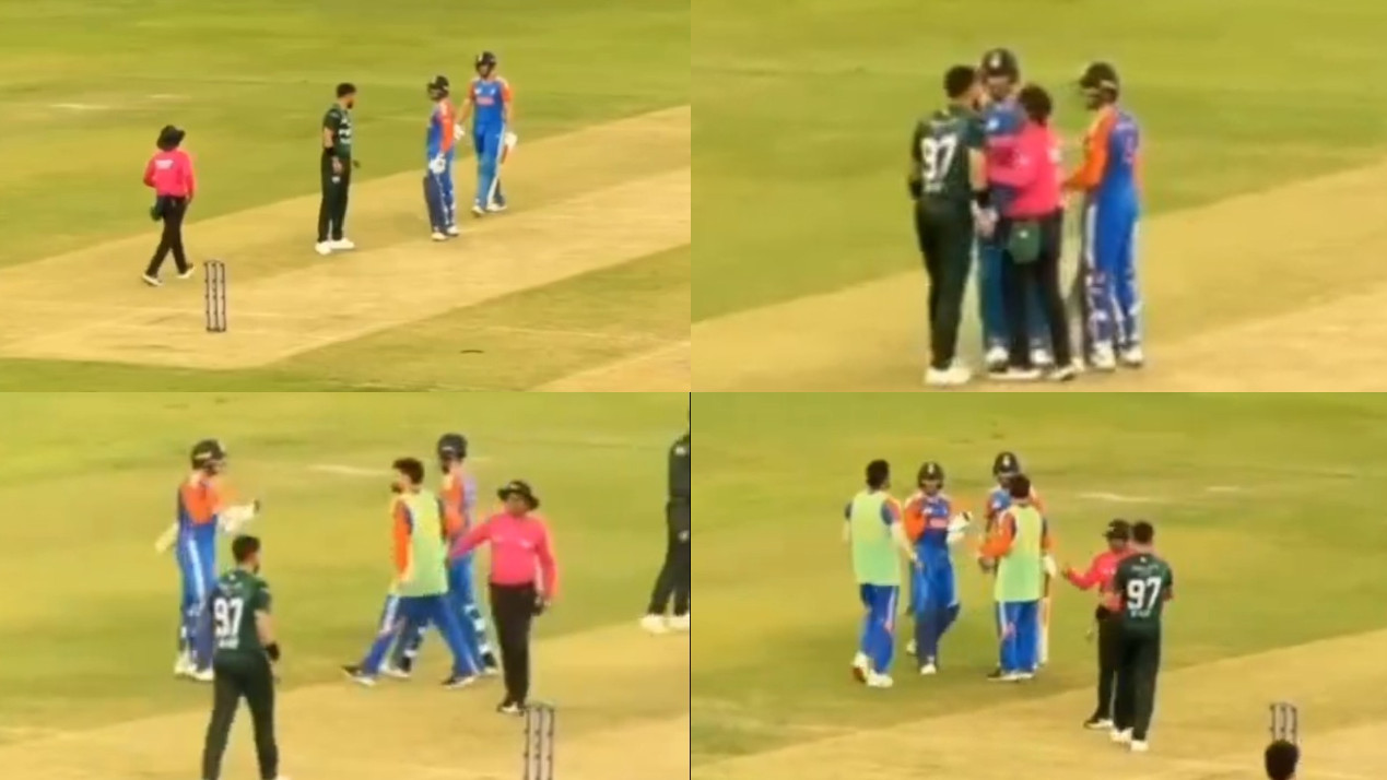 Asia Cup 2025: WATCH- Rinku Singh takes Shubman Gill away to cool down after altercation with Haris Rauf