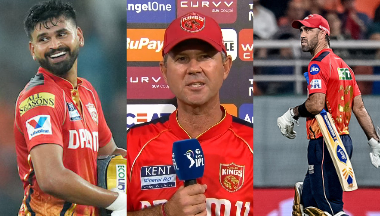 Shreyas Iyer, Ricky Ponting, Glenn Maxwell | X