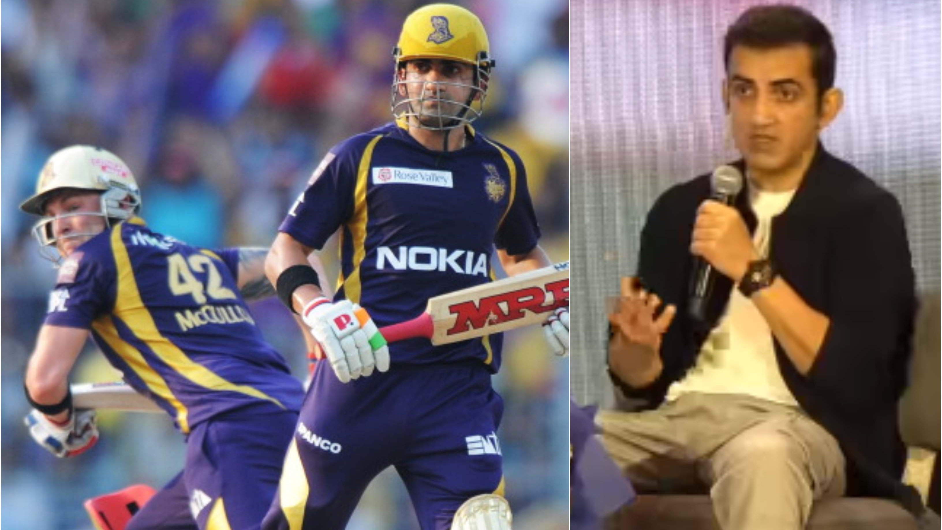 WATCH: “I said sorry to McCullum in front of the entire team,” Gambhir shares fascinating anecdote from IPL 2012 final