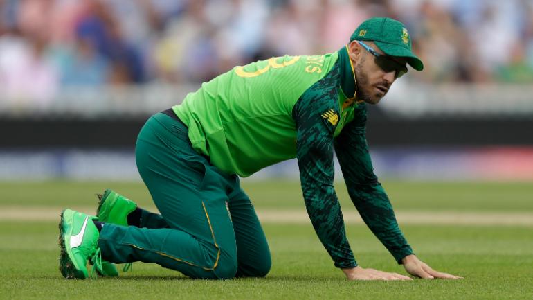 Faf du Plessis during the 2019 World Cup | Getty