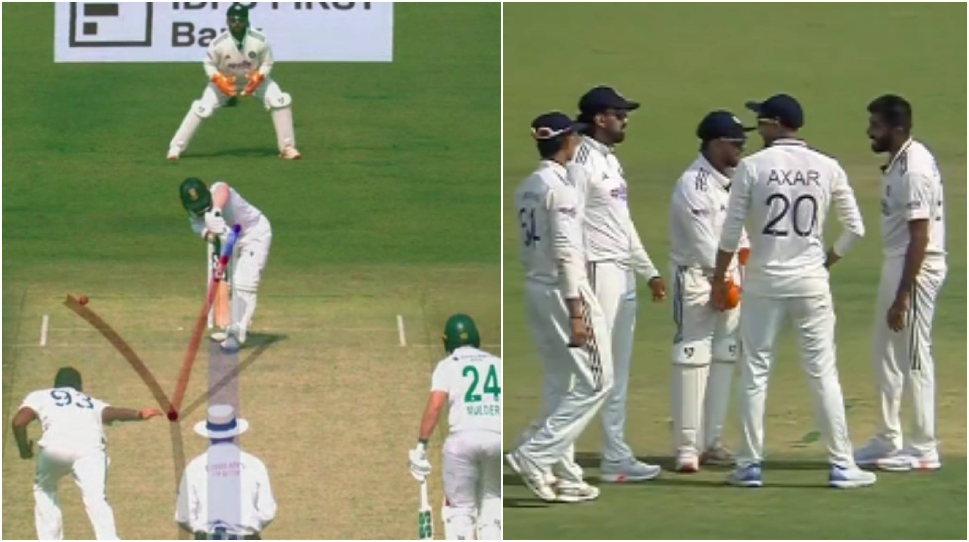 Team India decided against taking review for Temba Bavuma | X