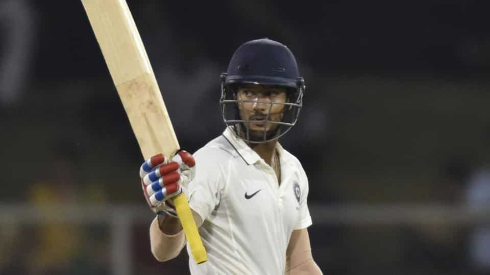 Mayank Agarwal of Karnataka