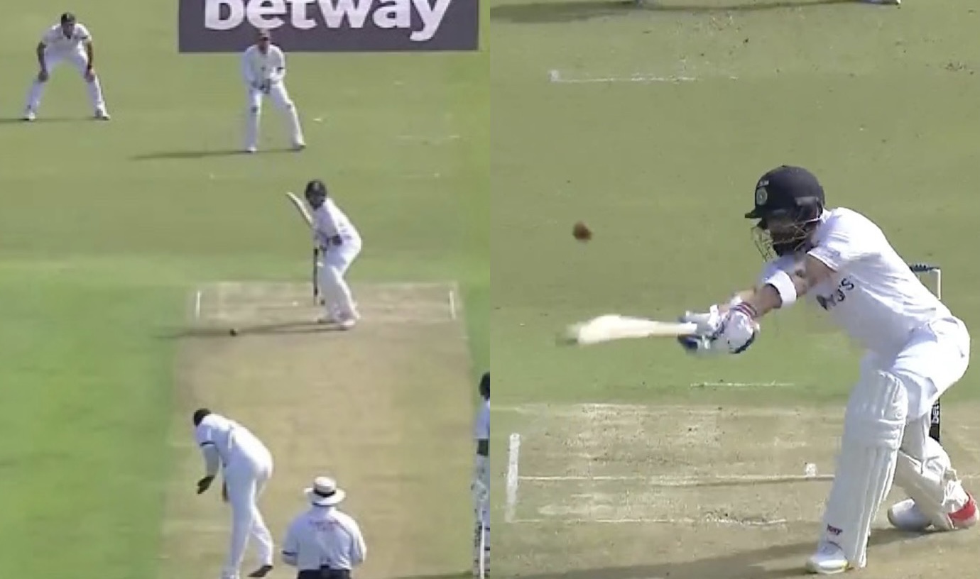 Virat Kohli was caught chasing a wide-ish ball from Lungi Ngidi | Twitter 