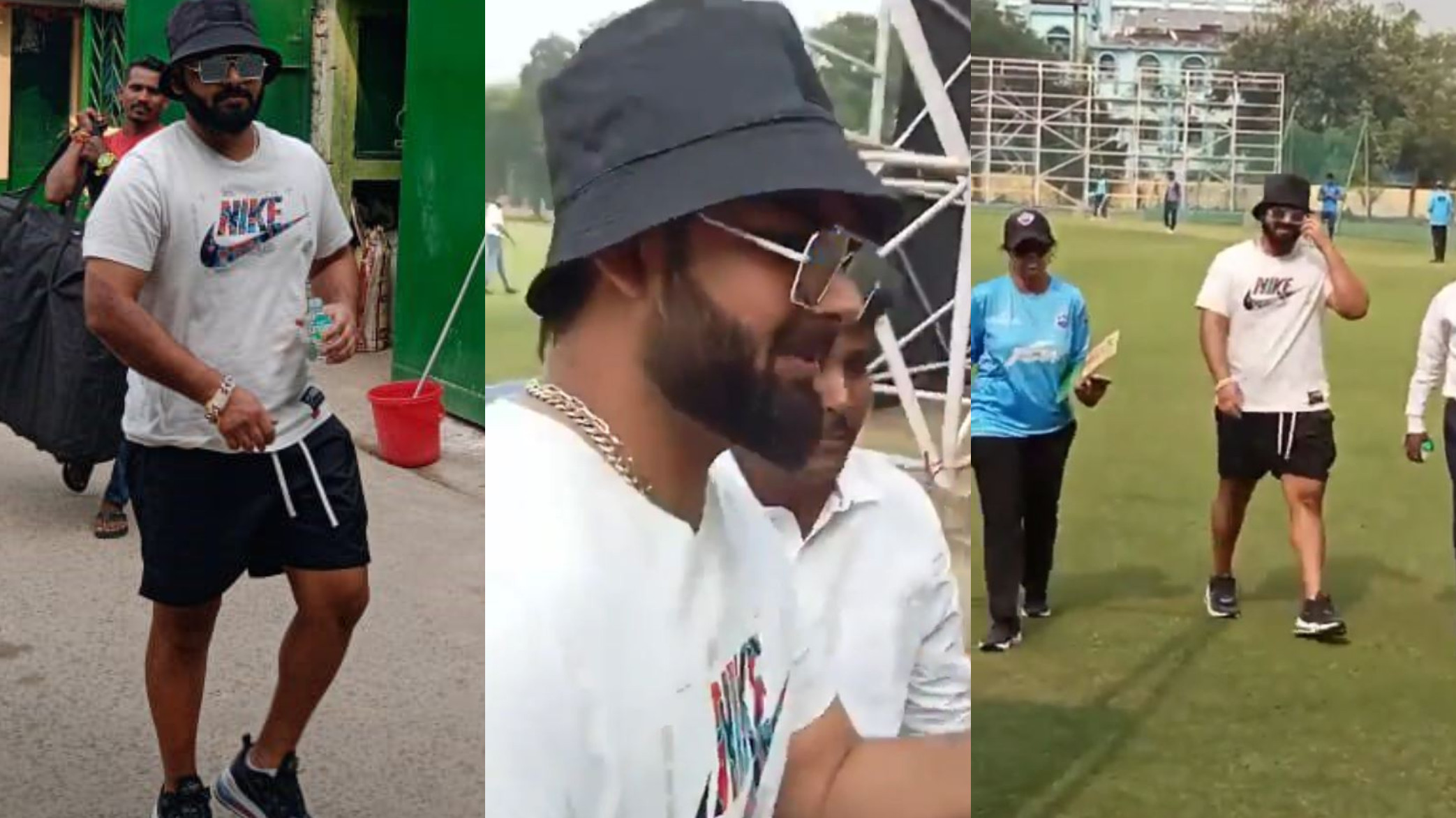 WATCH- Rishabh Pant visits Delhi Capitals training camp in Kolkata ahead of IPL 2024