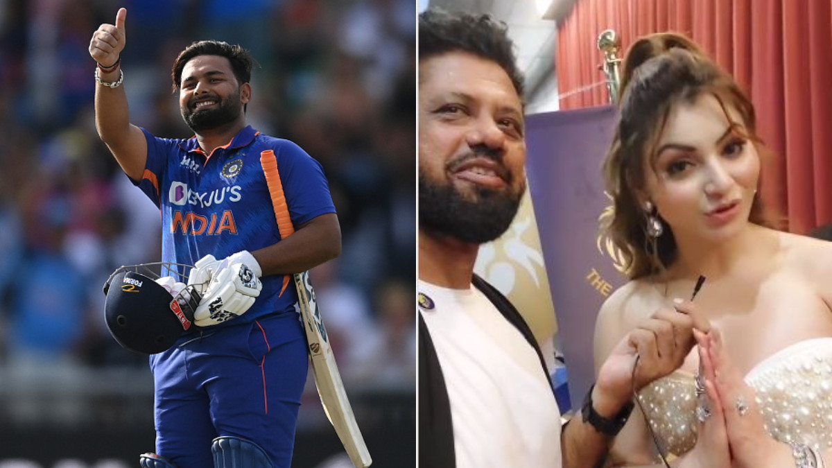 WATCH - Urvashi Rautela says ‘sorry’ to Rishabh Pant with folded hands; puts an end to controversy