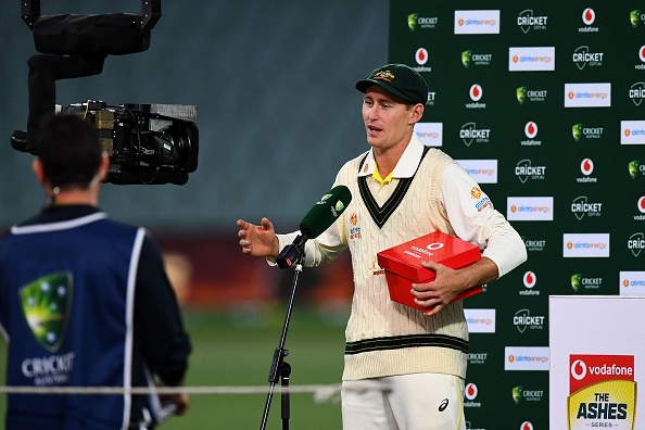 Marnus Labuschagne won the Player of the Match for his 102 and 51 | Getty