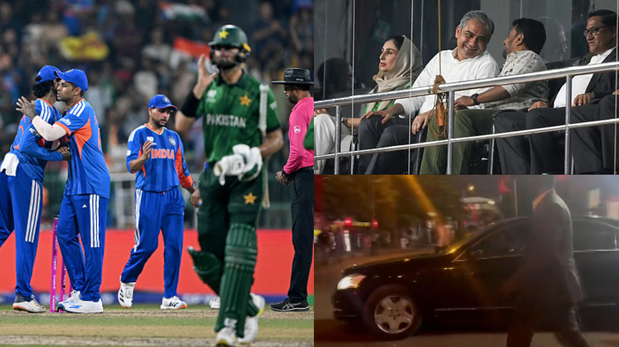 T20 World Cup 2026: WATCH- PCB chief Mohsin Naqvi leaves stadium before Pakistan's one-sided loss to India