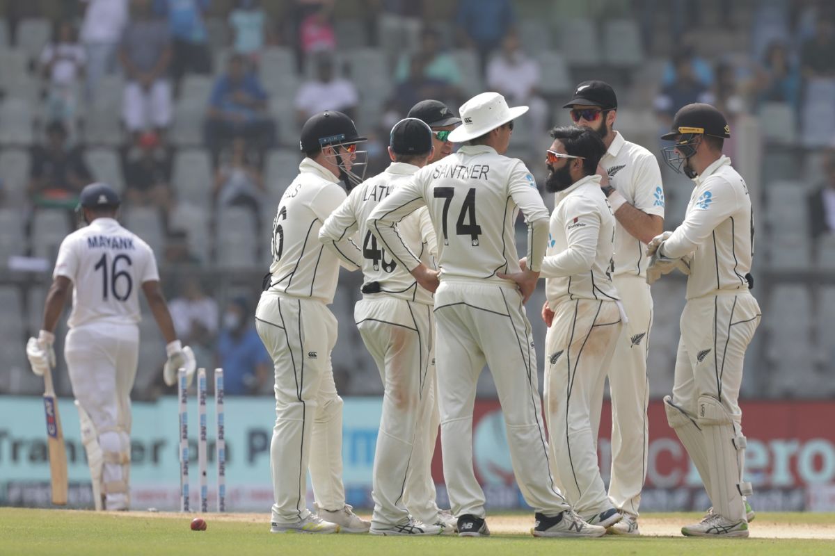 Ajaz Patel was the only positives for New Zealand in Mumbai | BCCI