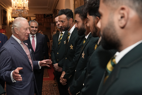 King Charles meets the Pakistan team | Getty
