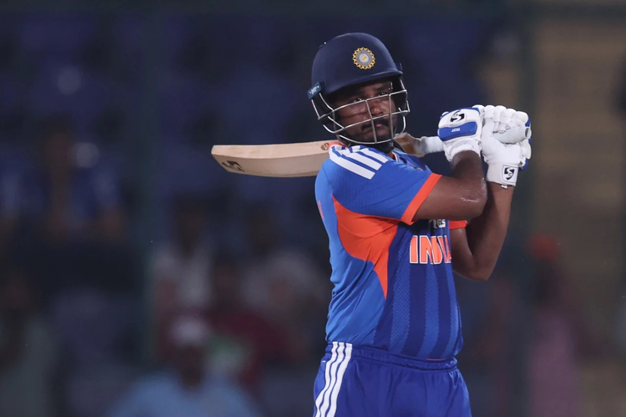 Sanju Samson made 10, 57 and 50 in the Afghanistan T20Is  | Getty